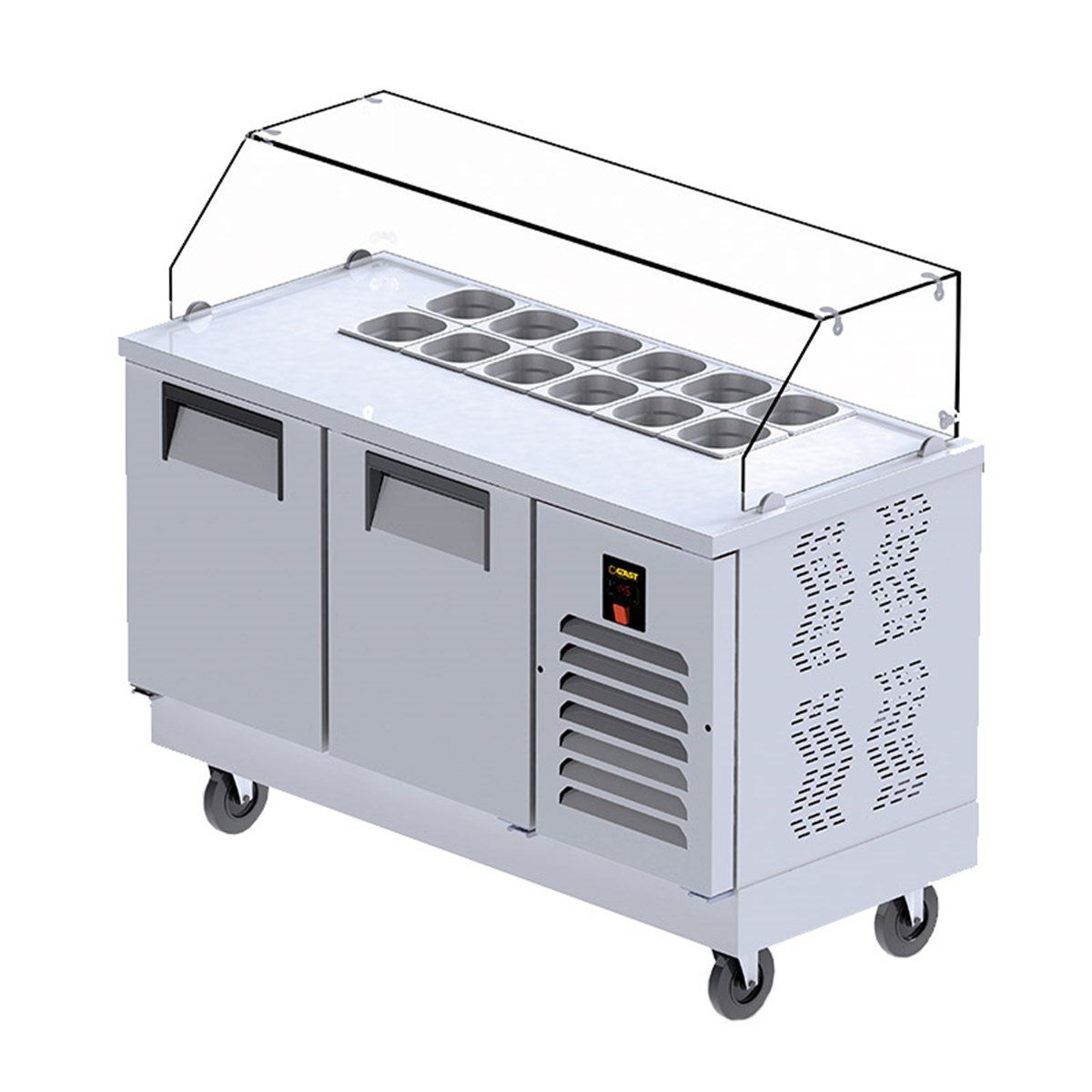 Gast HB1200 2 Kapılı Hazırlık Buzdolabı