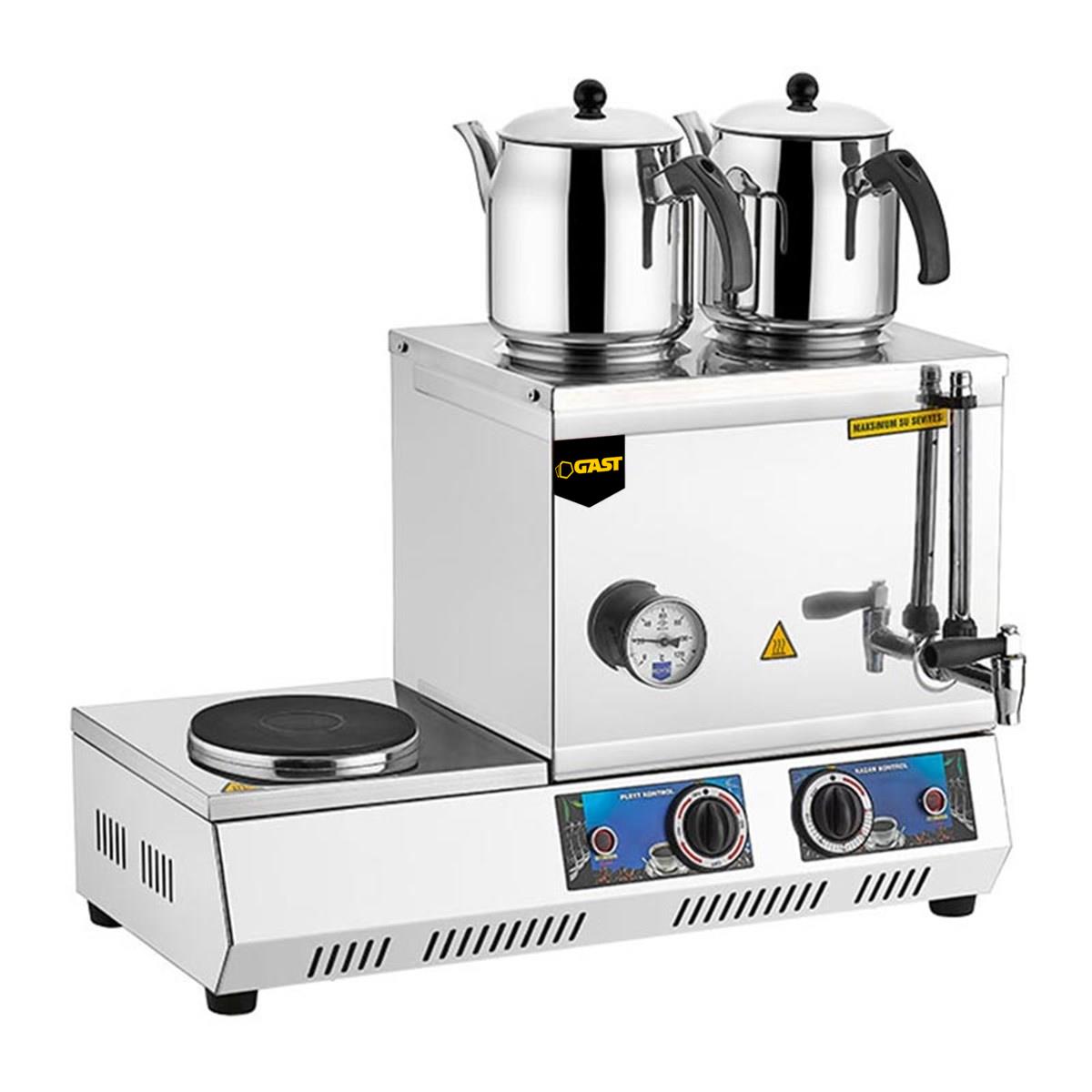 Gast K31 30 Model Çift Demlikli 23 lt Ocaklı Çay OcağıGastGAST.K31