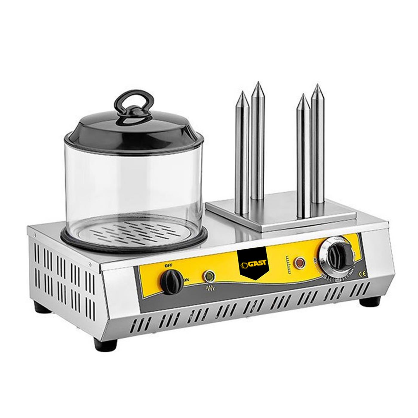 Gast KZ01 4 Kazıklı Hot Dog Elektrikli