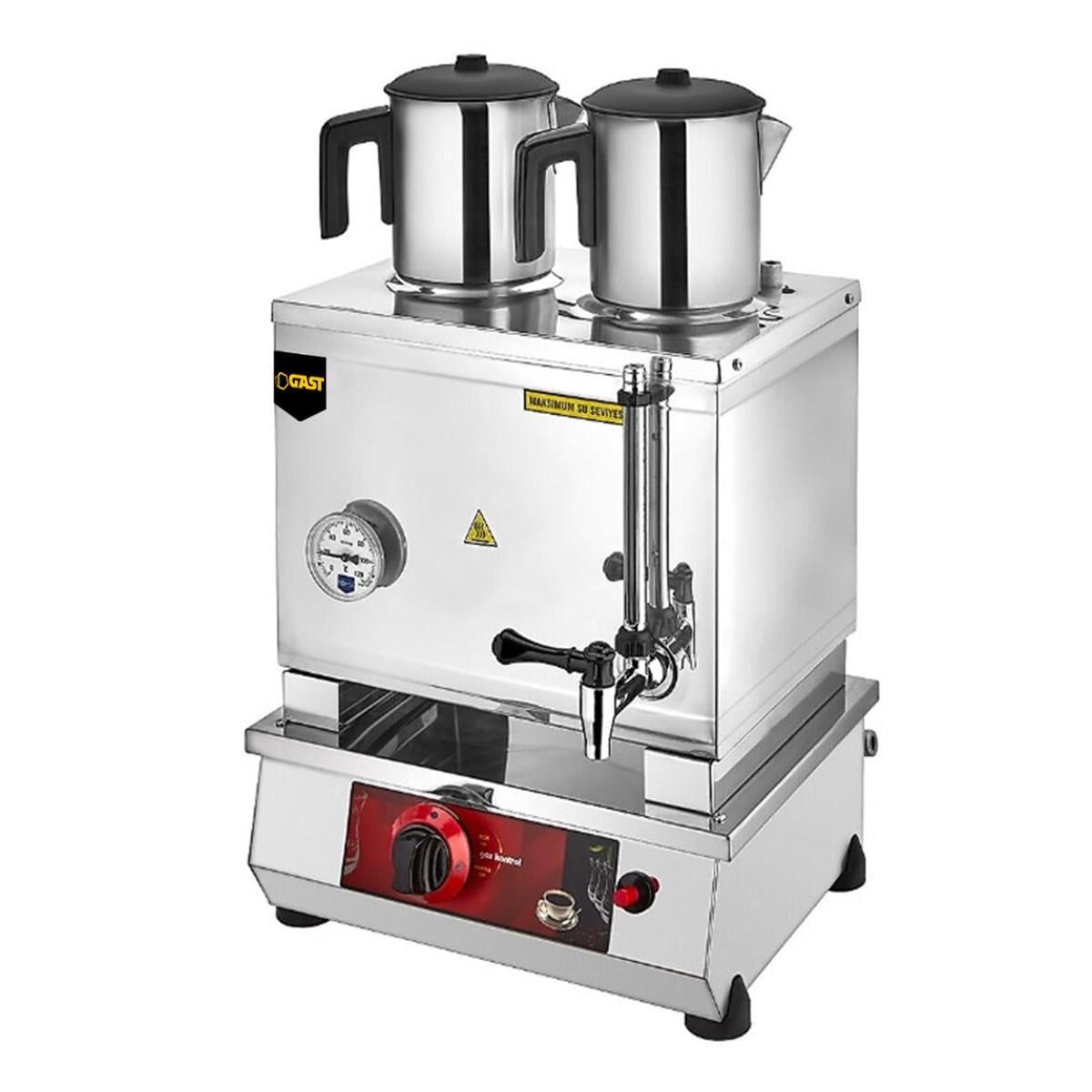 Gast N11(P) 30 Model Çift Demlikli Pleytsiz Gazlı CE Belgeli 23 lt Çay OcağıGastGAST.N11(P)