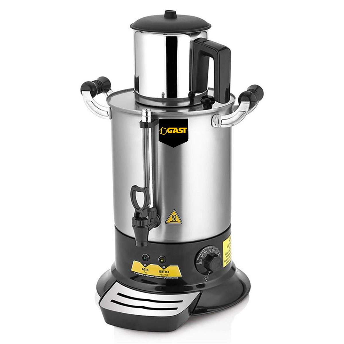 Gast PT11 Platin Tek Demlikli 9 lt Çay Makinesi