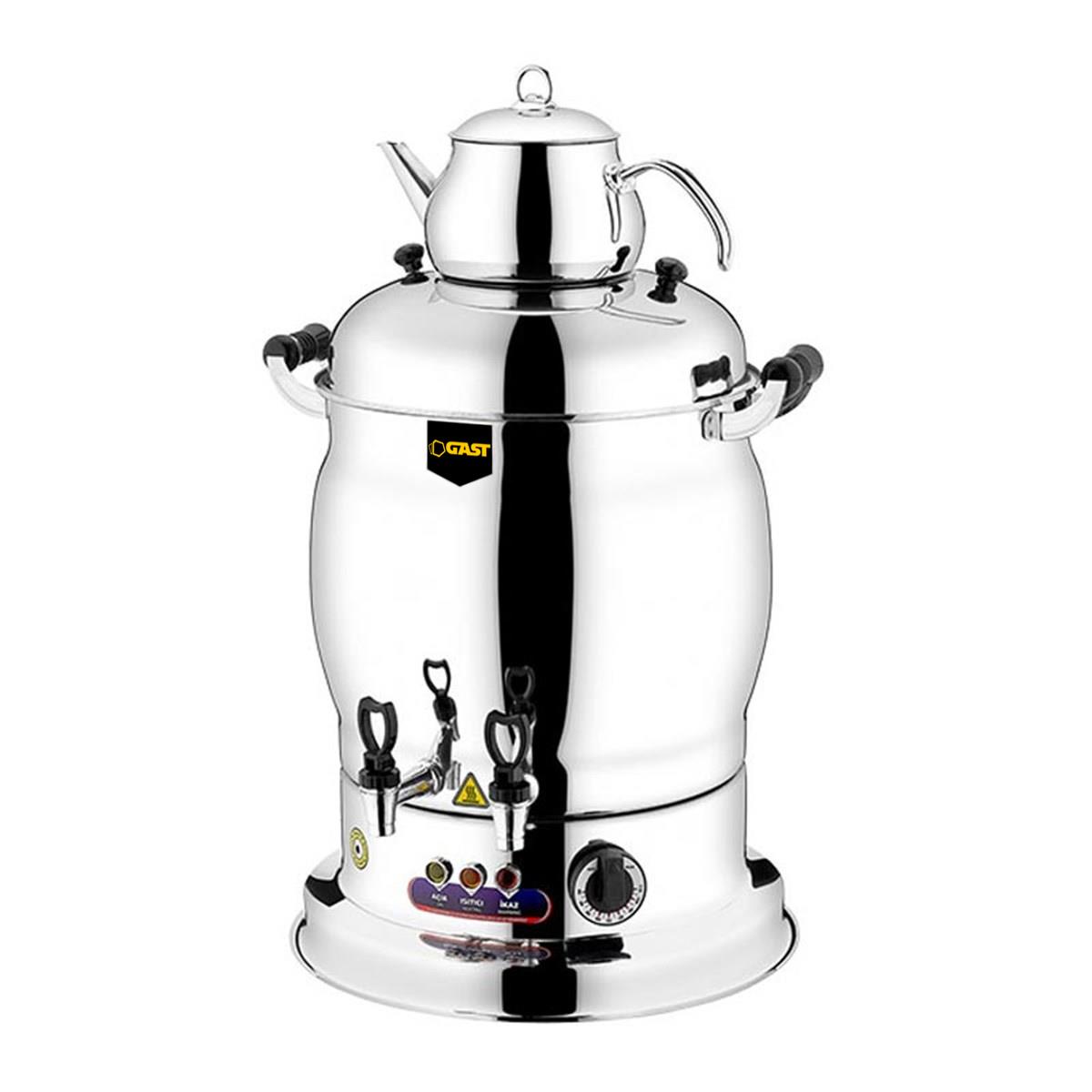 Gast R27 Maksi Çift Demlikli 16 lt Çay Makinesi