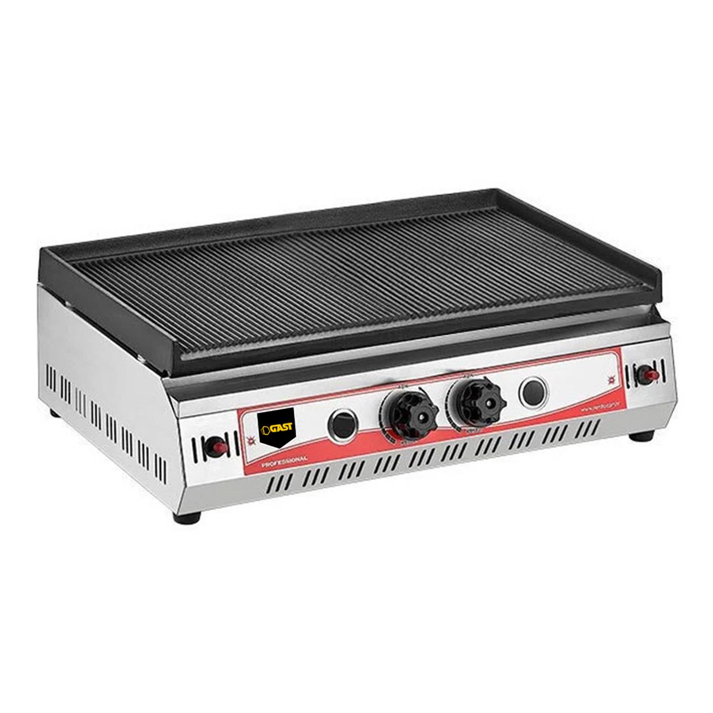 Gast R70CE(TO) 70 cm Tam Oluklu Gazlı CE 65 x 38 cm