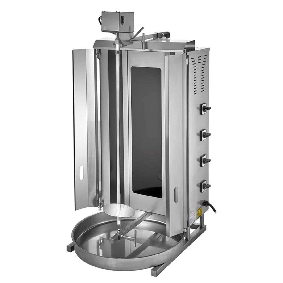 Gast SD04 4 lü Elektrikli Oval Camlı Motorsuz Döner OcağıGastGAST.SD04