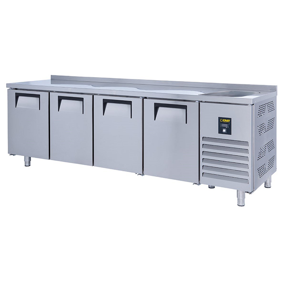 Gast TTEB1410 Tezgah Tipi 4 Kapılı Geniş Evyeli Buzdolabı