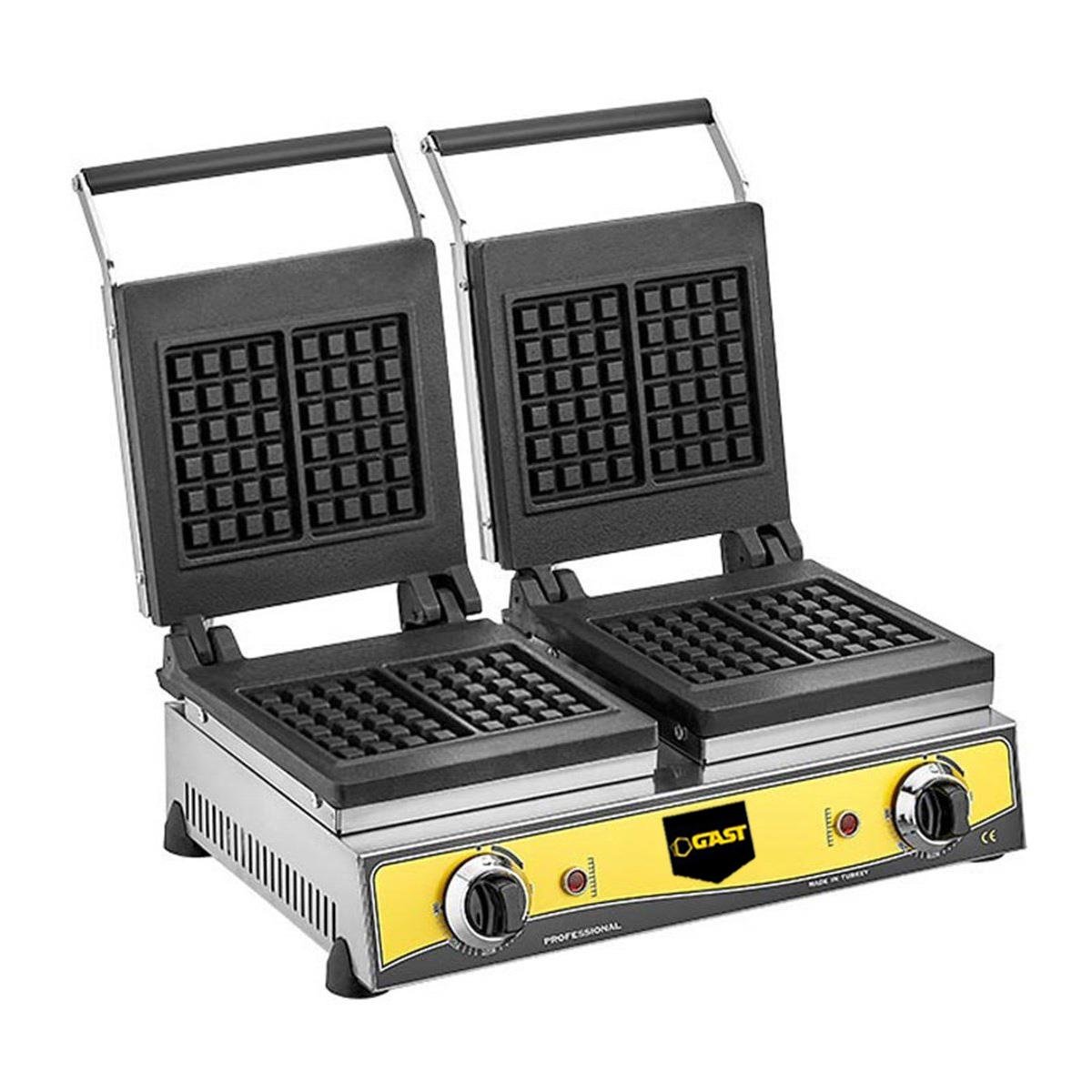 Gast W14 Çifli Kare Model Elektrikli Waffle MakinesiGastGAST.W14