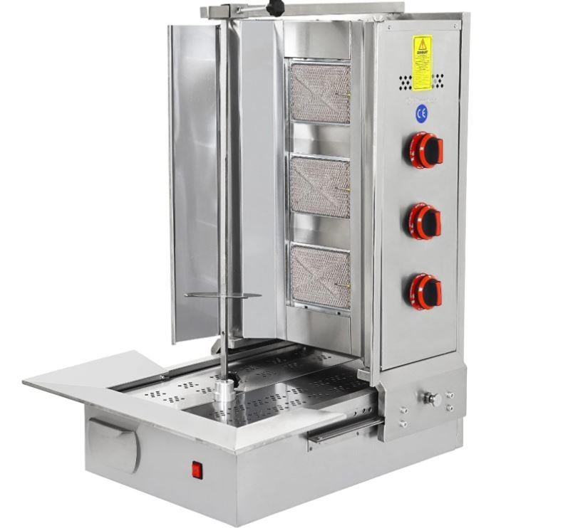 Himaksan AMDNG 3 3 Raydanlı Alttan Motorlu Gazlı Döner Ocağı Dg-Ce