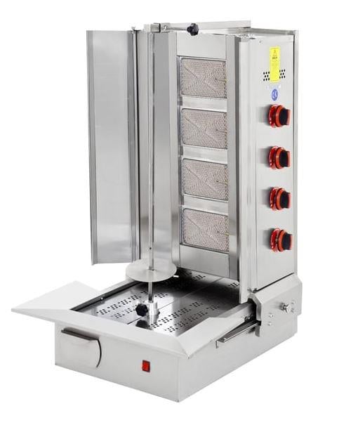 Himaksan AMDNG 4 CE 4 Raydanlı Alttan Motorlu Gazlı Döner Ocağı Lpg-Ce