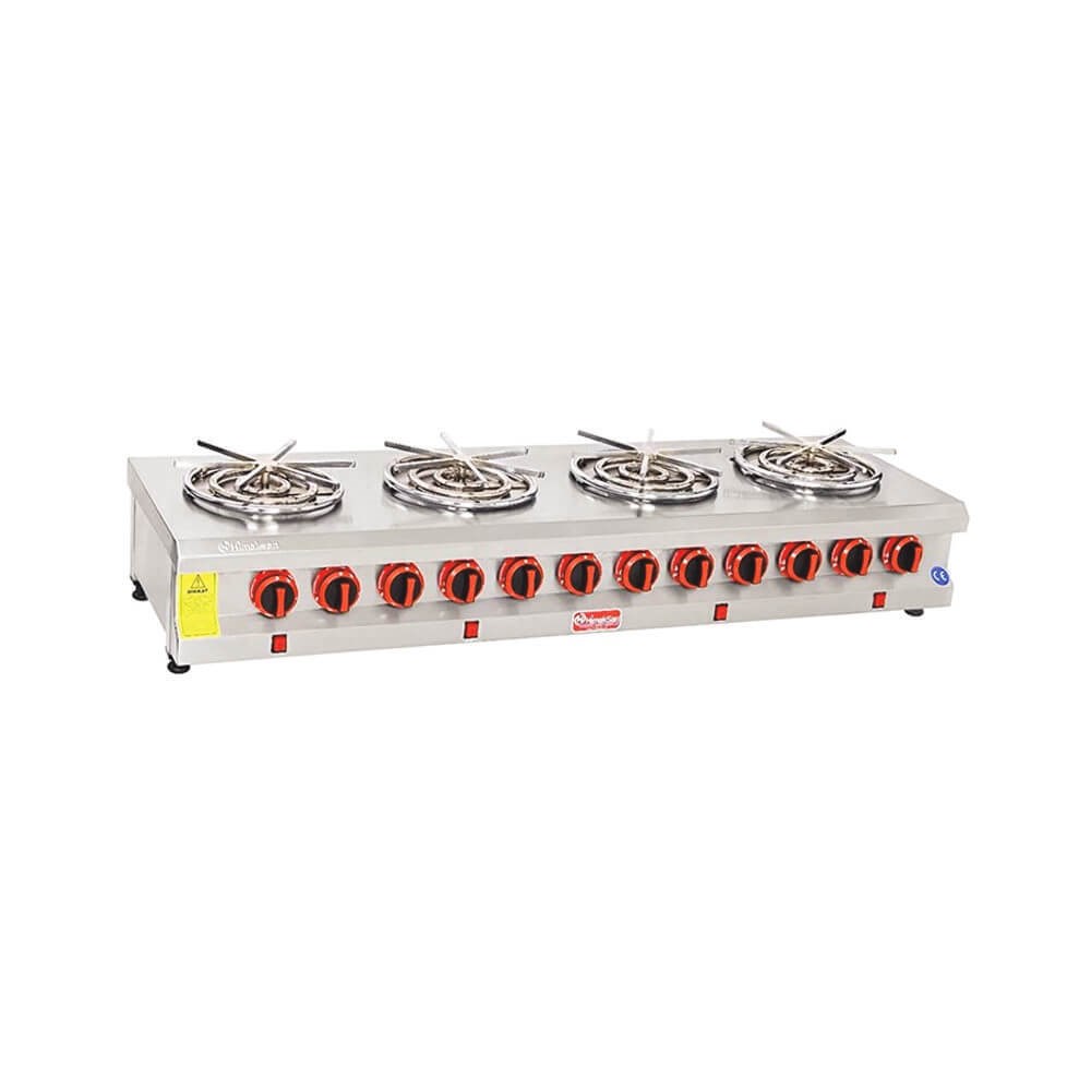 Himaksan AMKNFOGK 4 CE  4Lu Set Üstü Motorlu Künefe Ocağı Gazlı Lpg-CeHimaksanHMK-AMKNFOGK 4 CE 