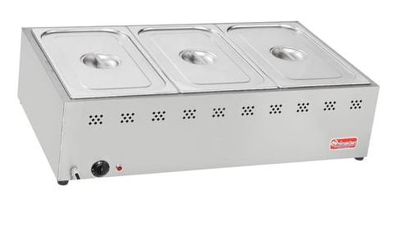 Himaksan BSÜ 4 3Lu + 1 Set Üstü Benmari Elektrikli 