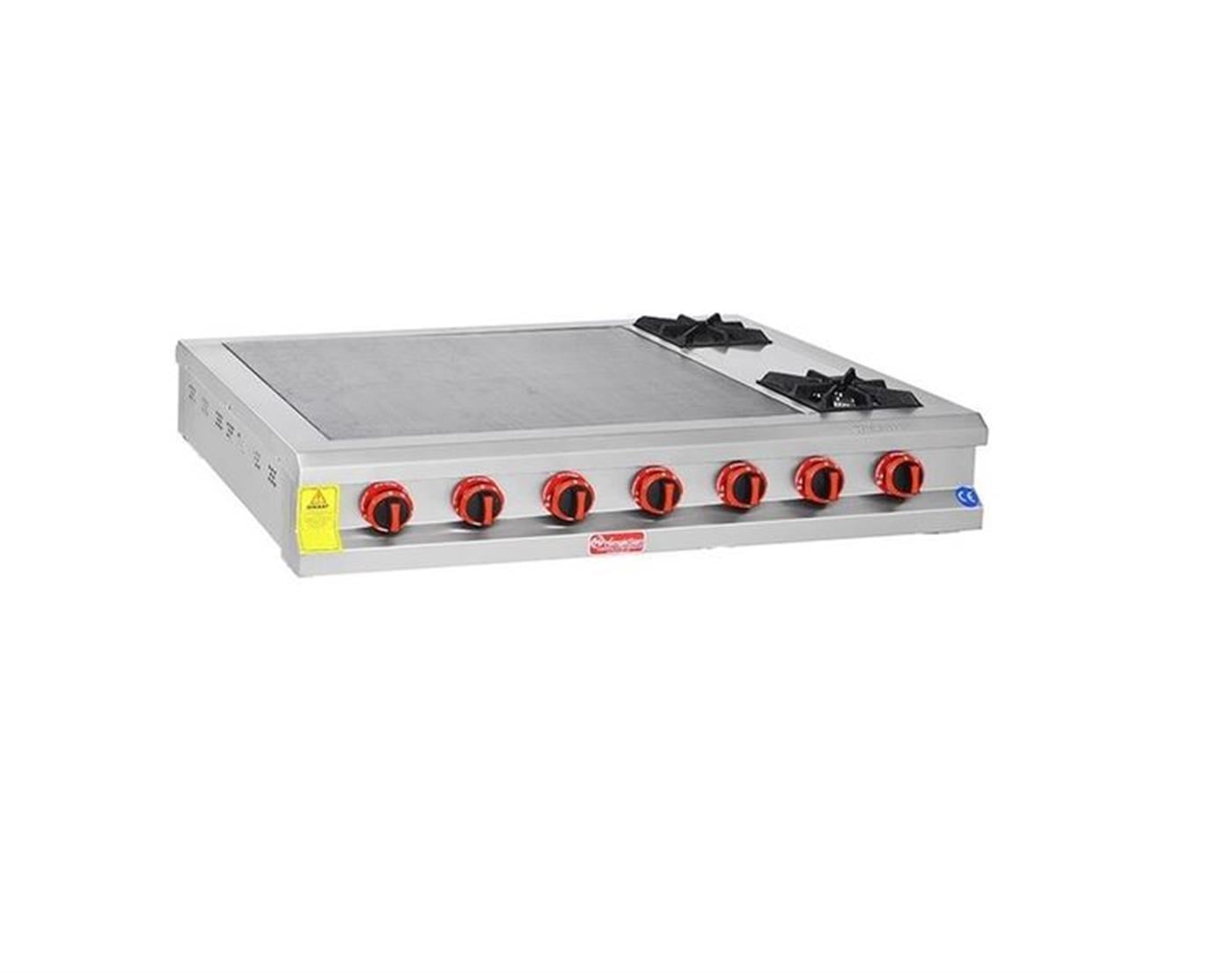 Himaksan BZSOG120 CES 2 Ocak + Pleyt Set Üstü Bazlama Ocağı Gazlı Lpg-CeHimaksanHMK-BZSOG120 CES