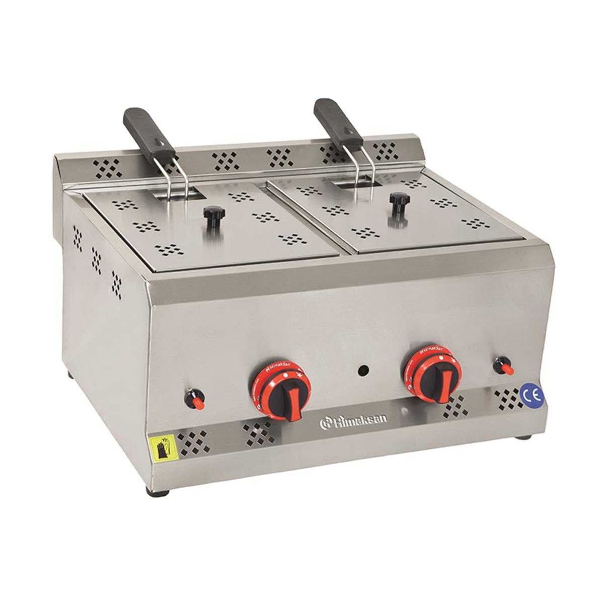 Himaksan FG 5+5 5+5Lt Set Üstü Fritoz Gazlı Dg-Ce HimaksanHMK-FG 5+5