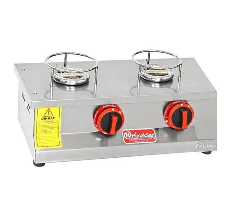 Himaksan KNFOG 2 İkili Set Üstü Künefe Ocağı Gazlı Dg-CeHimaksanHMK-KNFOG 2