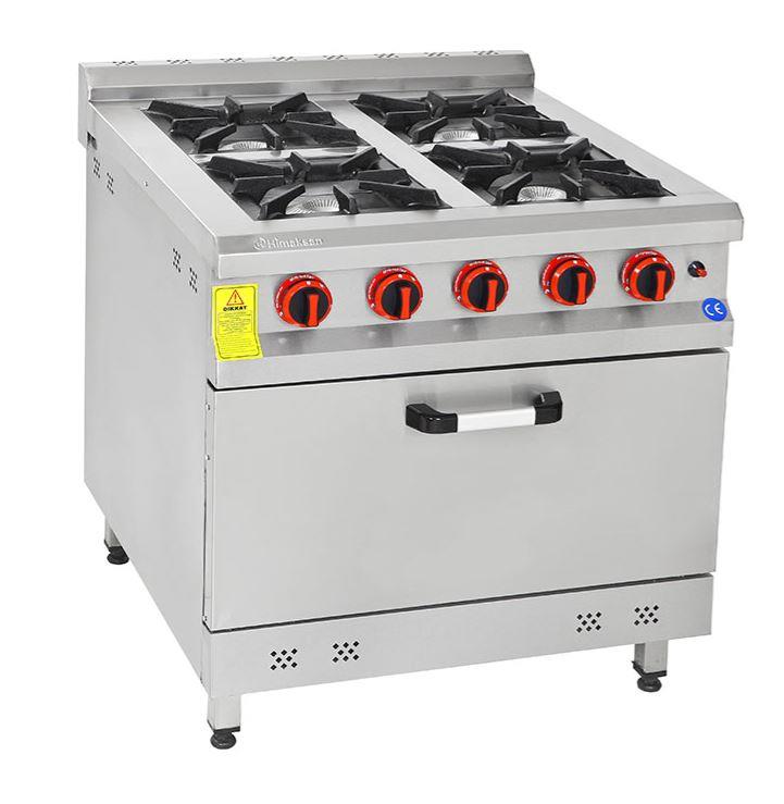 Himaksan KZE 1108D 4 Dolaplı Elektrıklı Kuzine (Ce)