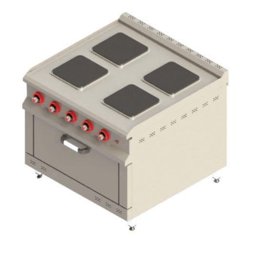 Himaksan KZE 888D 4 Dolaplı Elektrıklı Kuzine (Ce)