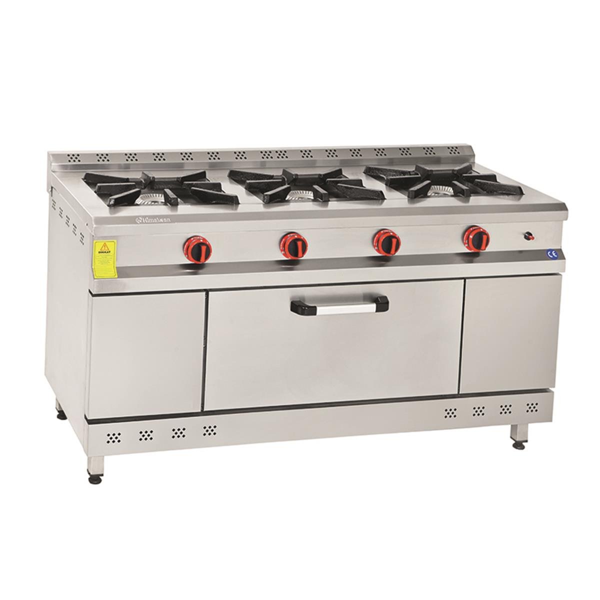 Himaksan KZG-1560 3+1 Gazlı Kuzine Dg-Ce