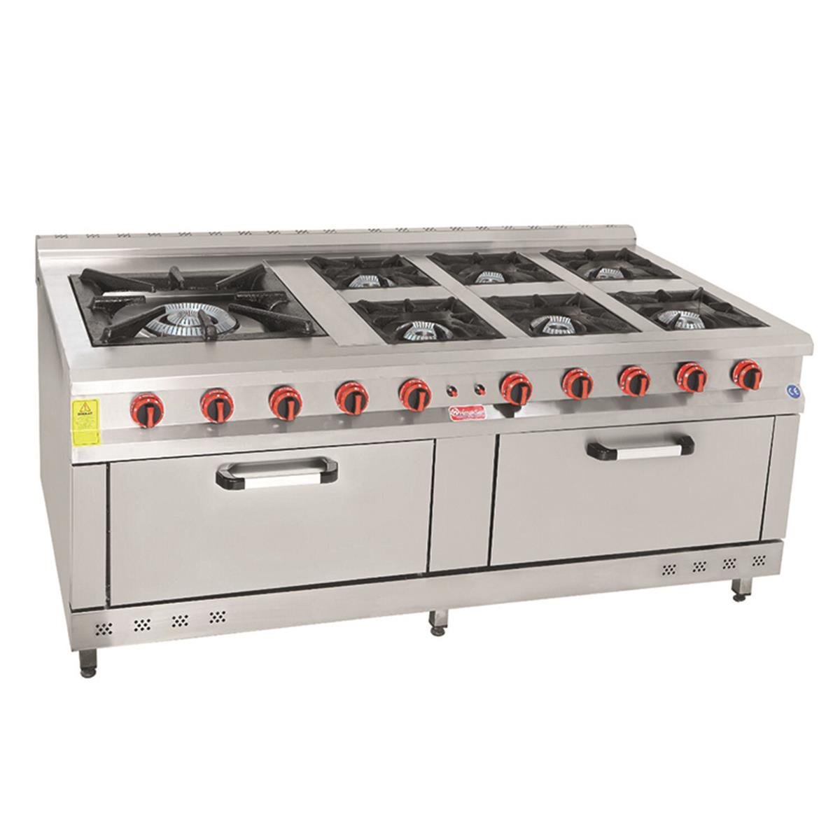 Himaksan KZG-2016 CE 6+2 Gazlı Kuzine Lpg-Ce