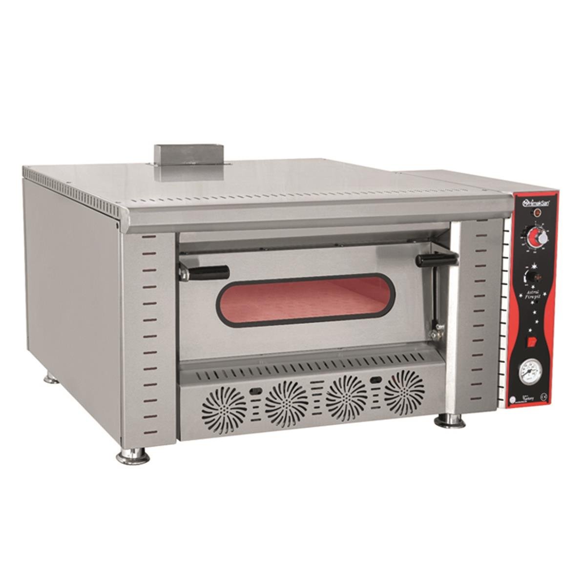 Himaksan PFG4 874 Tek Katlı Pizza Fırını Gazlı