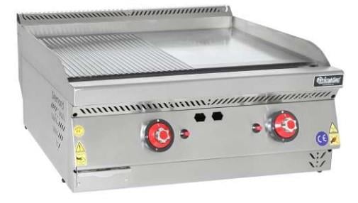 Himaksan PIGD 663 Düz Plyet Gazlı  Izgara