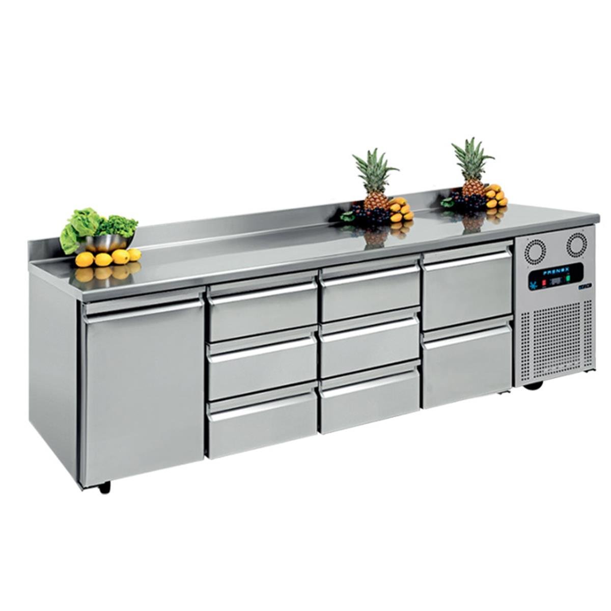 Kef BGL4-4D Tezgah Tipi Dondurucu, 2 Kapılı, 4 Çekmeceli