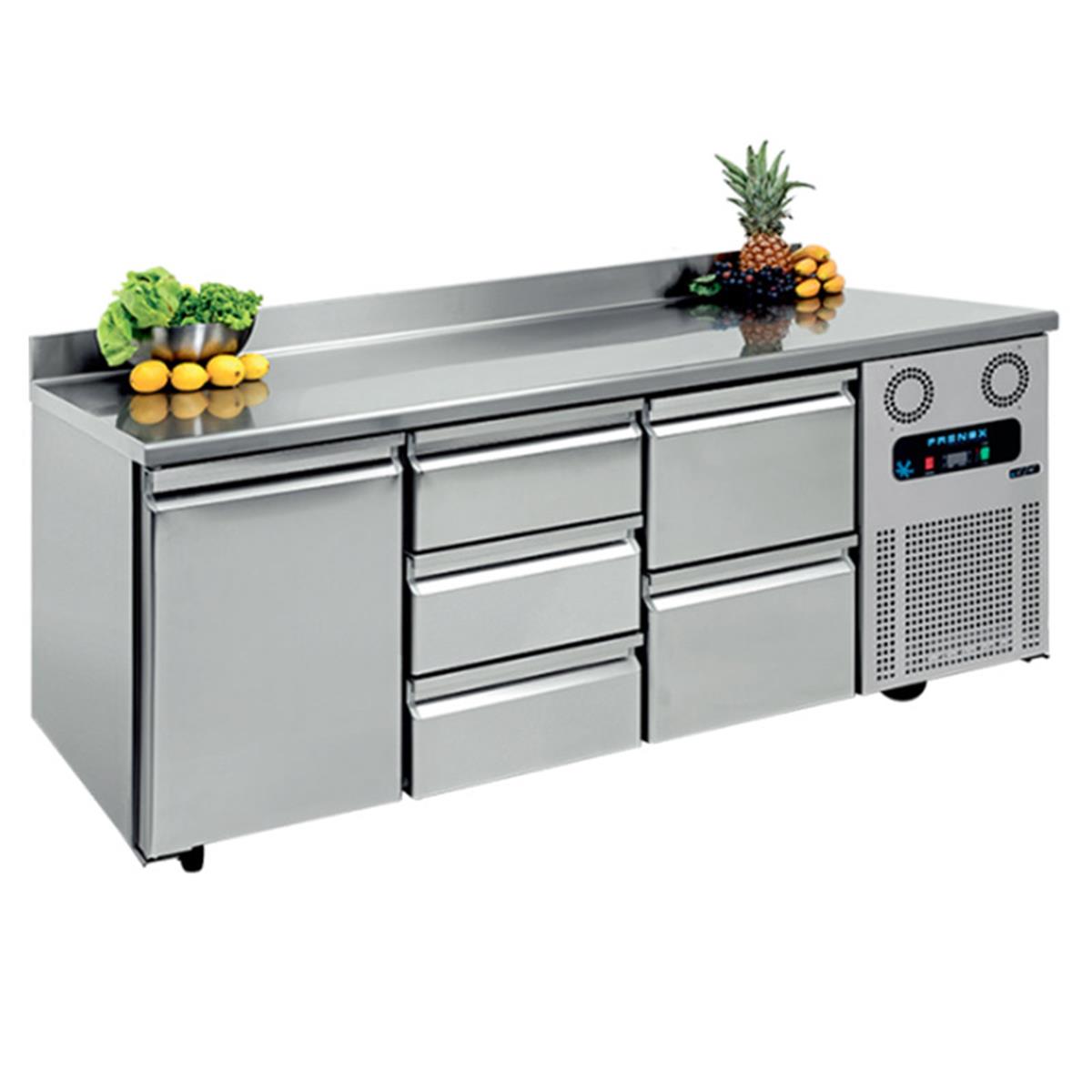 Kef BGN3-4D Tezgah Tipi Buzdolabı, 1 Kapı & 4 Çekmeceli 