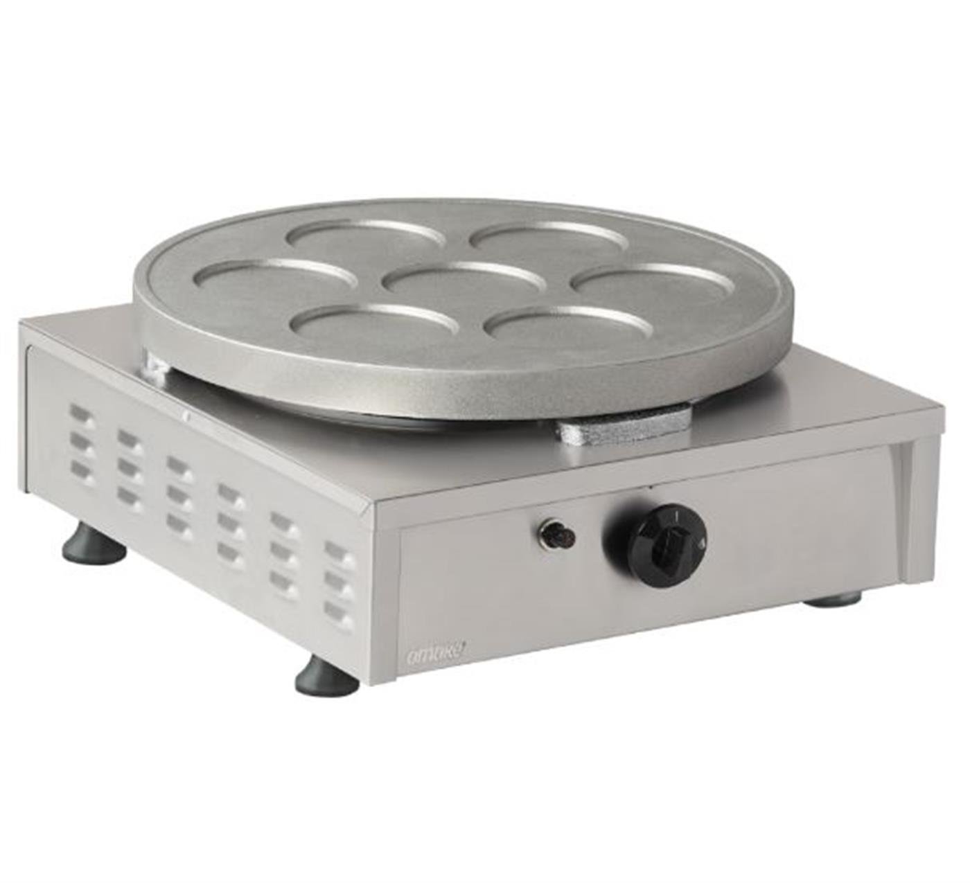 Omake 7 Bölmeli Teflonsuz Gazlı Krep Makinesi