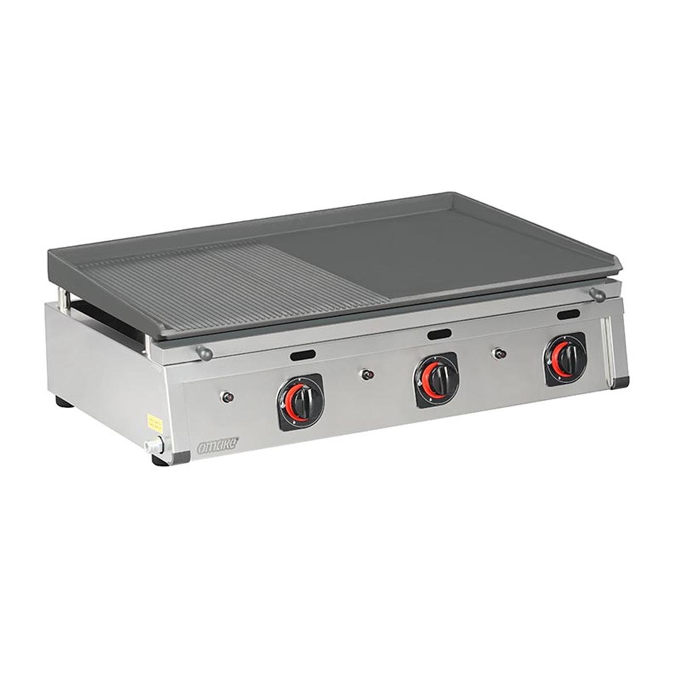 Omake 80 Cm Gazlı Döküm Pleyt Izgara 