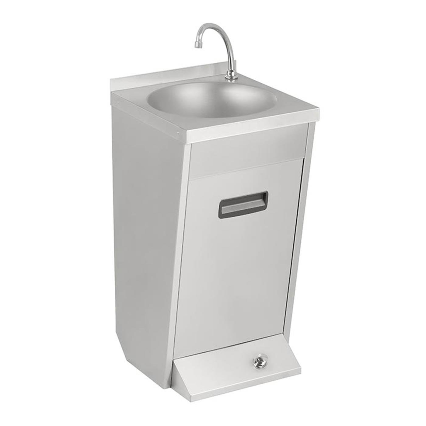 Omake Ayaktan Kumandalı El Yıkama Evyesi 49x49x86 CmOmakeOmk.EYK01.038.0112.P03