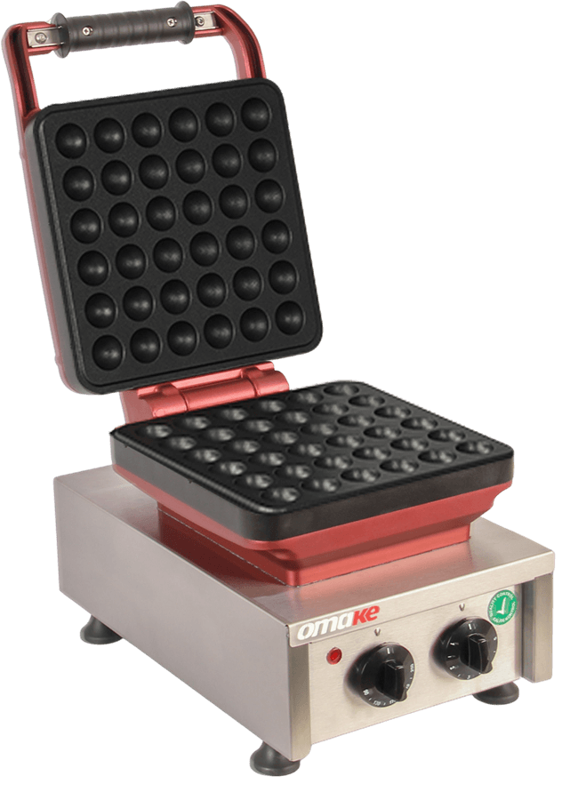 Omake Balls 36 Model Zamanlayıcılı Manuel Waffle MakinesiOmakeOmk.WFL21.E12.1001.Z5F