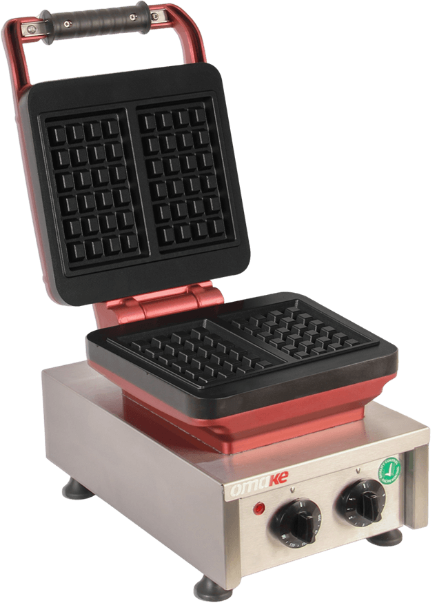 Omake Brüksel 4x6 Model Zamanlayıcılı Manuel Waffle MakinesiOmakeOmk.WFL21.E12.0201.Z5F