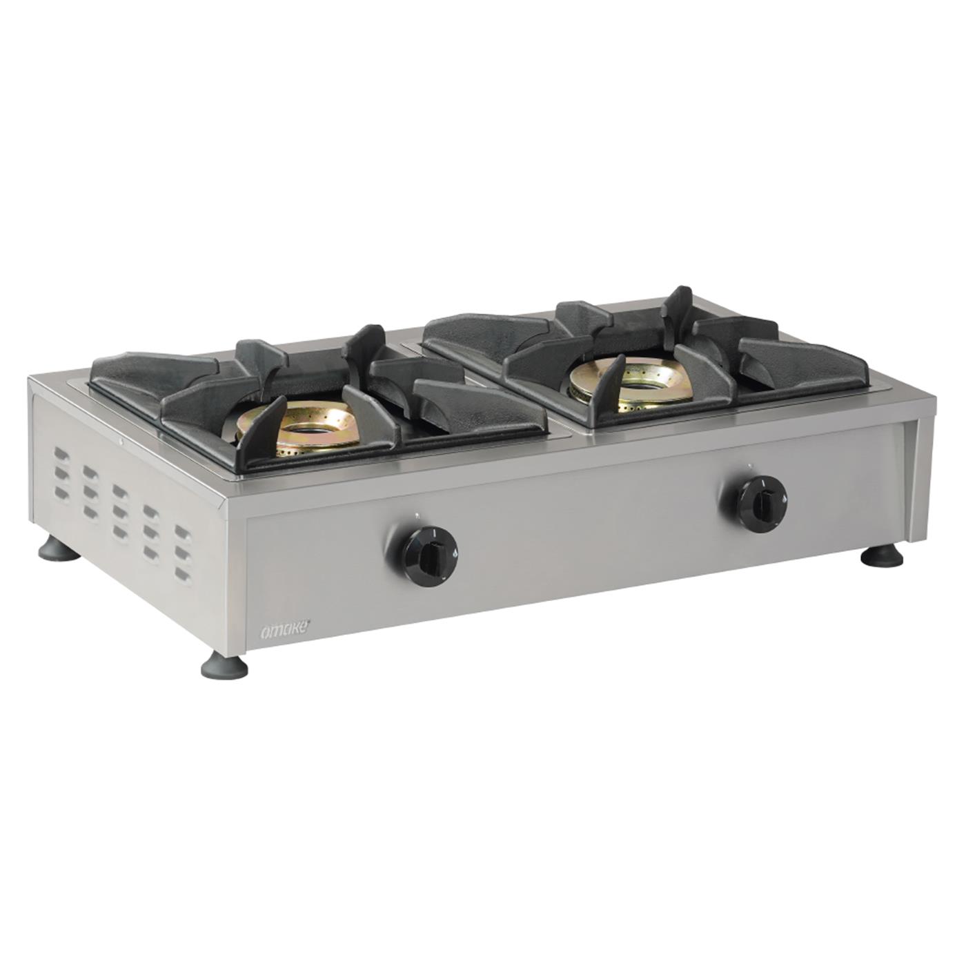 Omake Set Üstü Gazlı Çiftli Ocak 71x43x21 CmOmakeOmk.OCK03.N21.0001.000