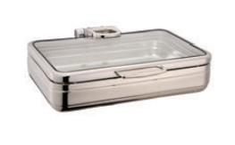 ÖZTİRTAKİLER LUX CHAFİNG DİSH HİDROLİK CAM KAPAK KARE 4L 1/2 GNÖztiryakiler 9450.GW421.BGL