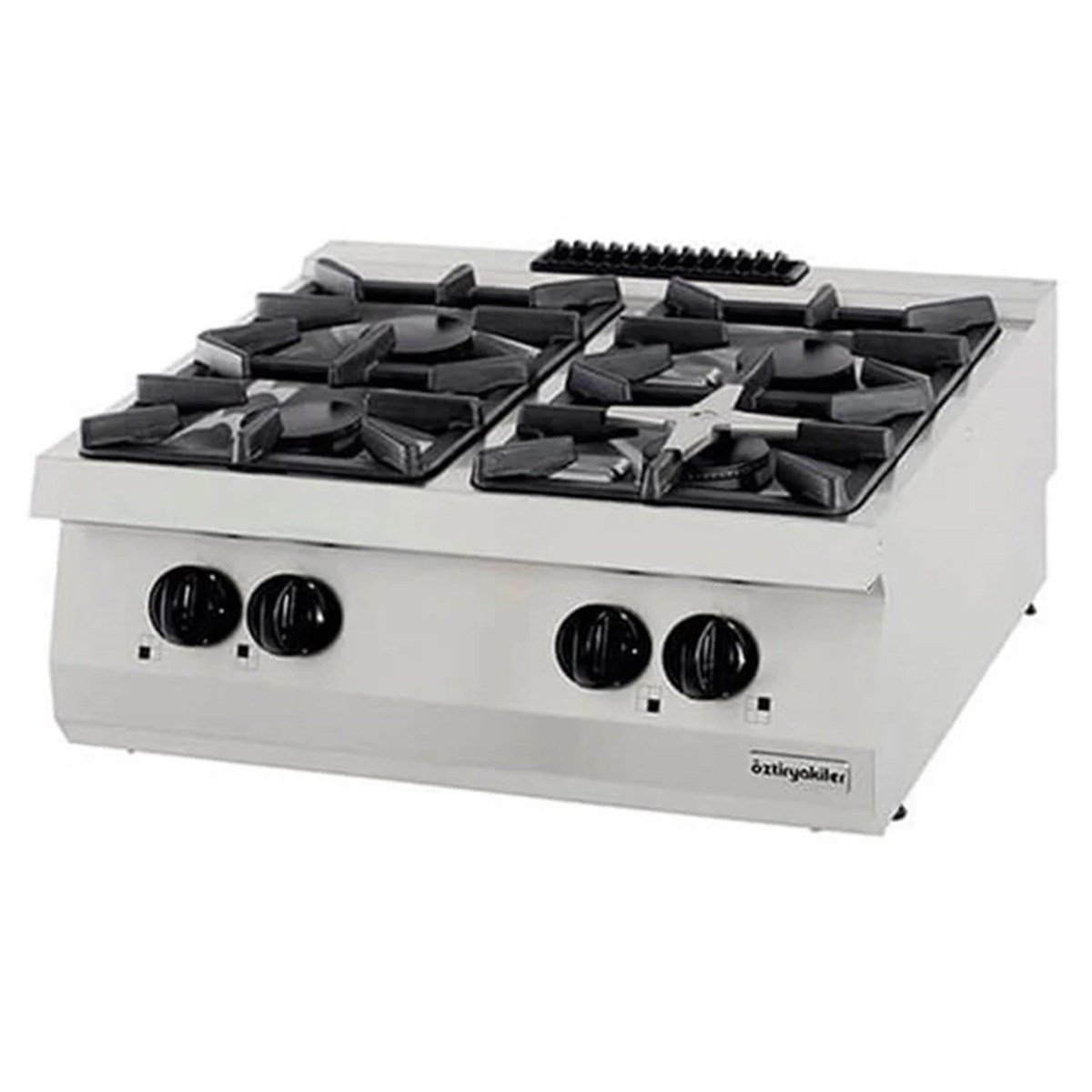 Öztiryakiler 700 Seri Set Üstü Dörtlü Ocak Gazlı 80*70*30 (Ls)-4X7,5Kw
