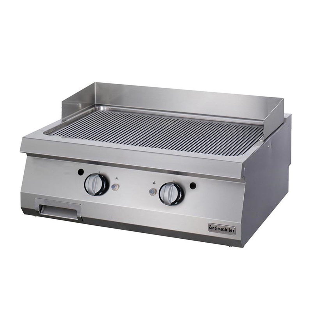 Öztiryakiler 700 Seri Set Üstü Grill Plate Oluklu Gazlı 80*70*30