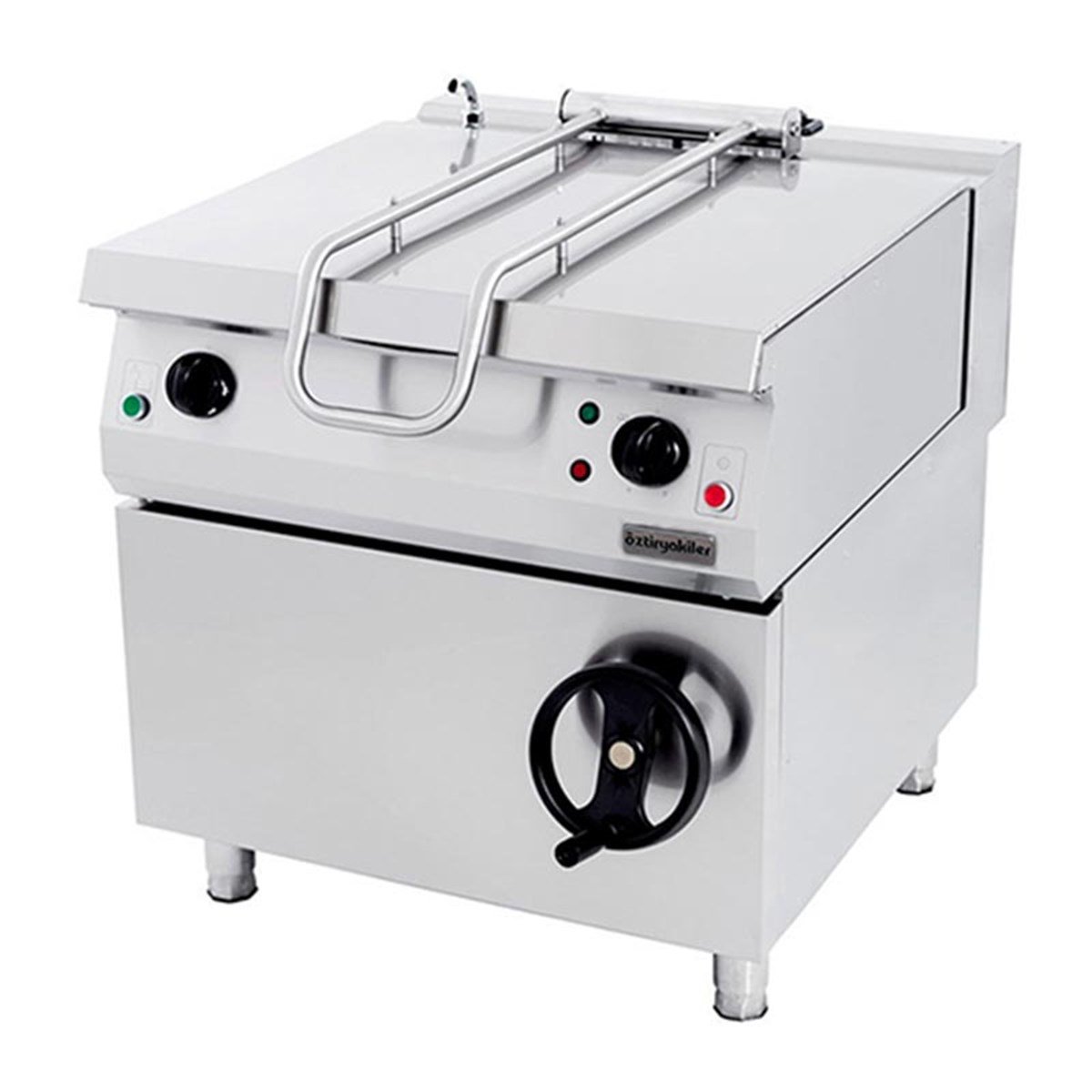 Öztiryakiler 900 Seri Devrilir Tava Gazlı 130 Lt. 120*90*85-Elektronik Ateşlemeli