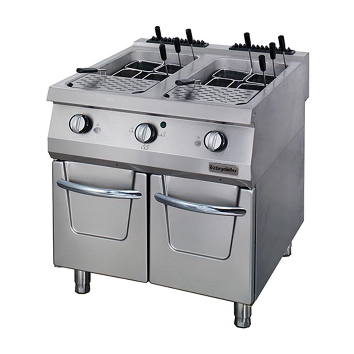 Öztiryakiler 900 Seri Makarna Fritözü Dolaplı Gazlı 80*90*85