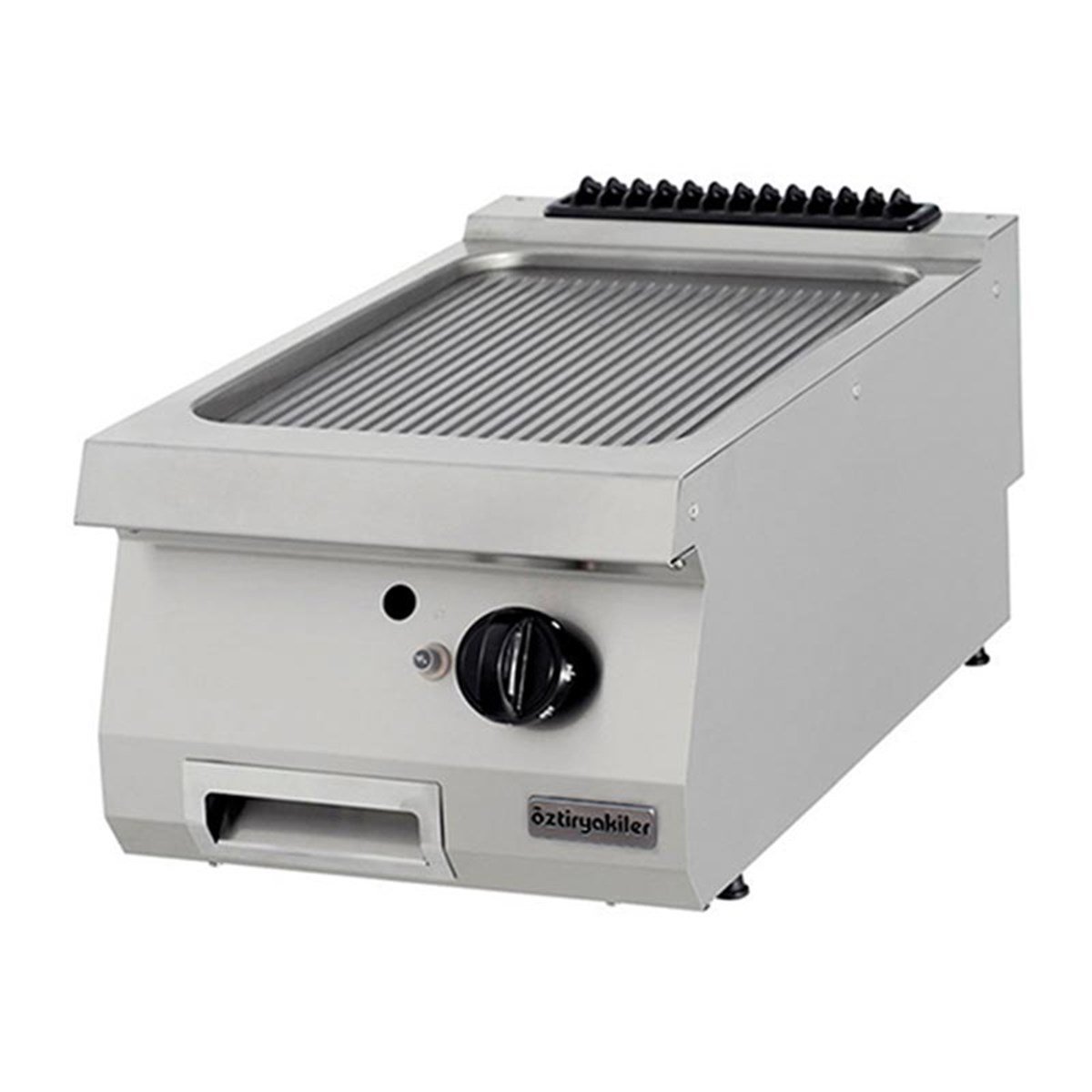 Öztiryakiler 900 Seri Set Üstü Grill Plate Oluklu Gazlı 40*90*30