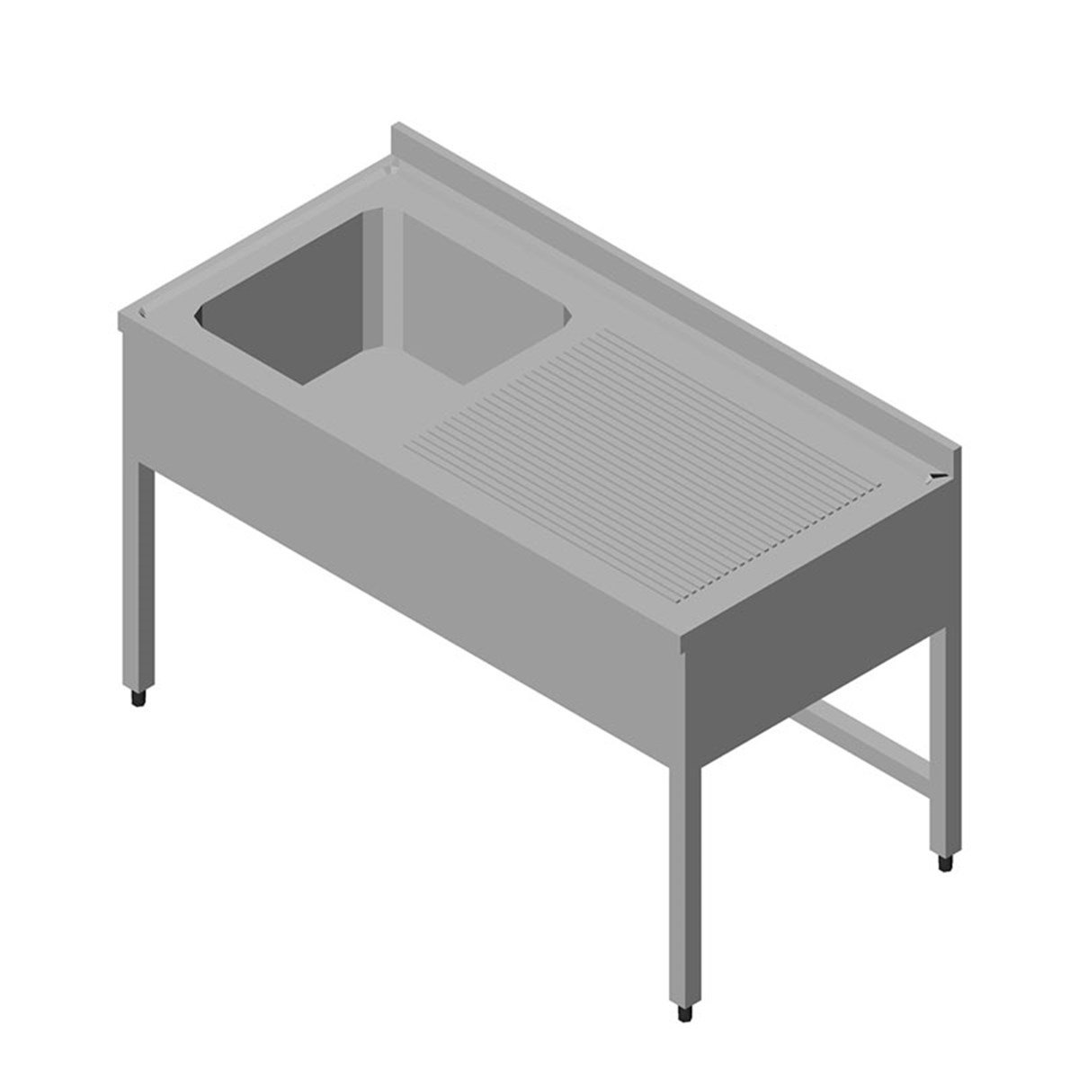 Öztiryakiler Evyelı Tezgah  1G/1D Sag Uc Perdelı 100*70