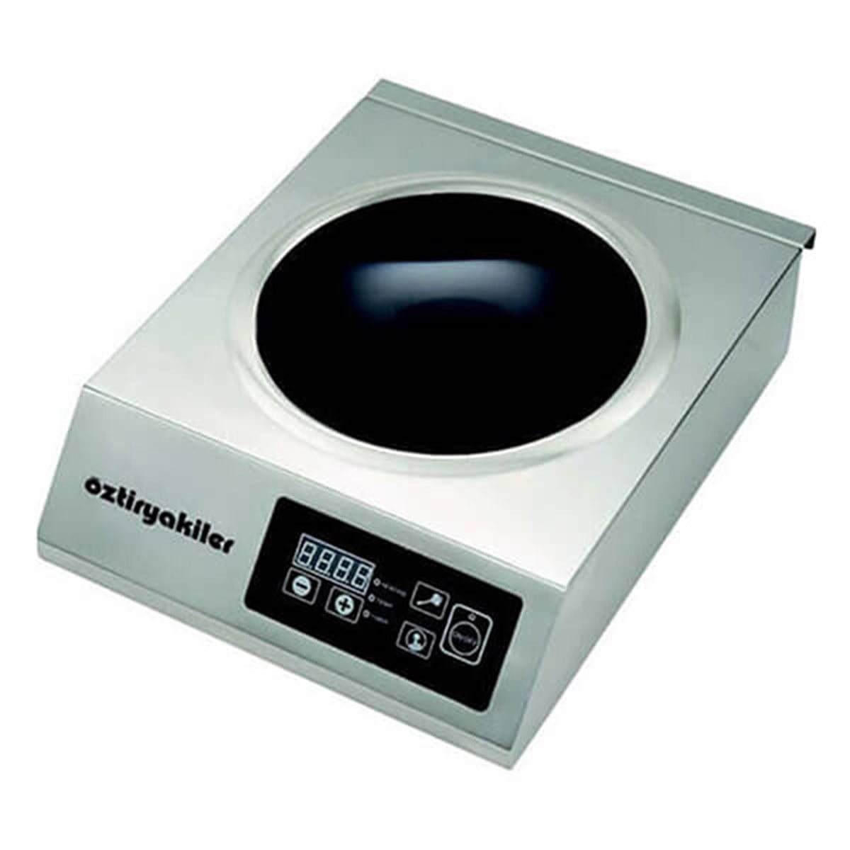 Öztiryakiler İndiksüyonlu Wok Isıtıcı-Pişirici Setüstü 500-3500 W  33.9X42.8X11.7 Cm