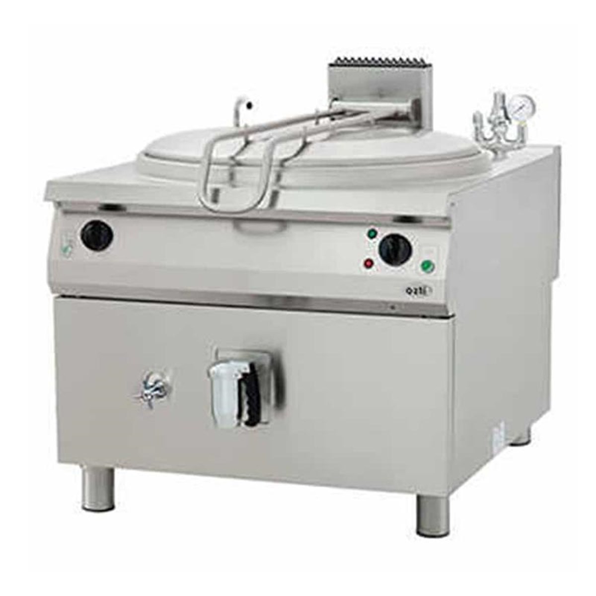 Öztiryakiler Kaynatma Tenceresi Direkt Gazlı 250 Lt. 100*110*85-Silindirik Kazanlı