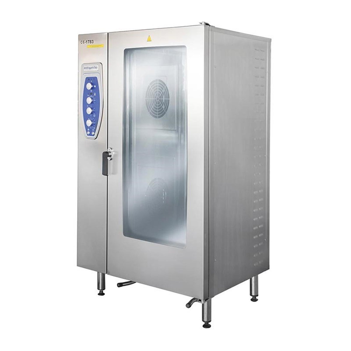 Öztiryakiler Konveksıyonlu Fırın Elektrikli 20*Gn 2/1 Kızaklı-Kıt Arabalı