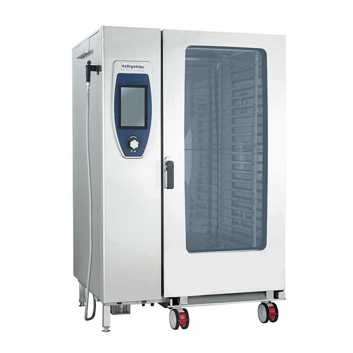 Öztiryakiler Konveksıyonlu Kombi Fırın Gazlı 20*Gn 2/1 Tepsi Kıt Arabalı