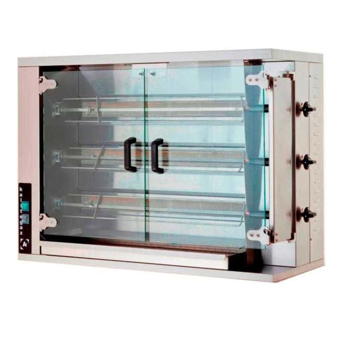 Öztiryakiler Piliç Çevirne Makinası 3 Şiş 12-15 Piliç Kapasıte Gazlı