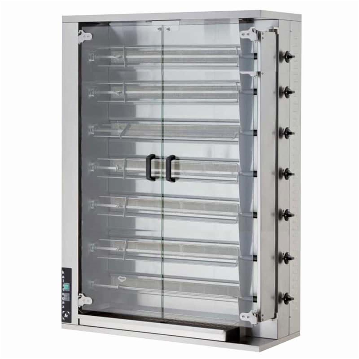 Öztiryakiler Piliç Çevirne Makinası 7 Şiş  28-35 Piliç Kapasıte Gazlı