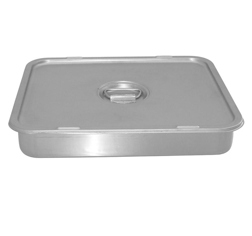 PRES BASKI TEPSİ KAPAKLI 0,80 MM SAPSIZ 40*50*5Öztiryakiler 0210.40505.13