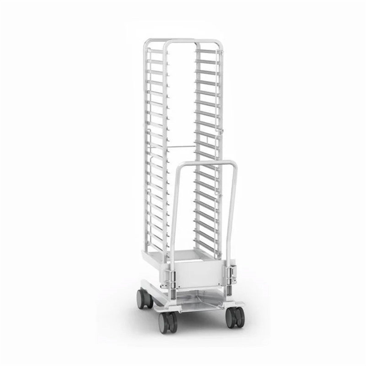 Rational Mobil Tepsi Standı, Tip 20-1/1 15 Raflı