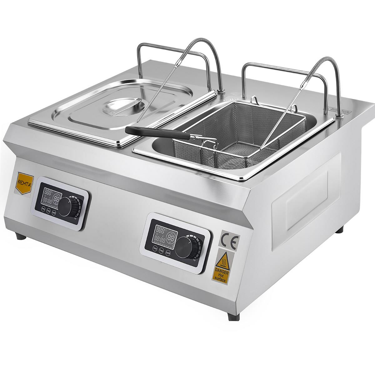 Remta 6+6 lt Elektrikli İndüksiyon Fritöz - WZ-TZ035x2RemtaRM.WZ-TZ035x2