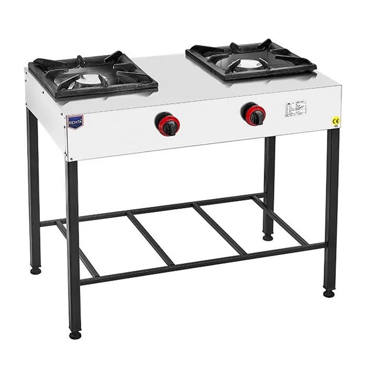 Remta CEJ23 2 li Ayaklı Gazlı Ocak CE Belgeli