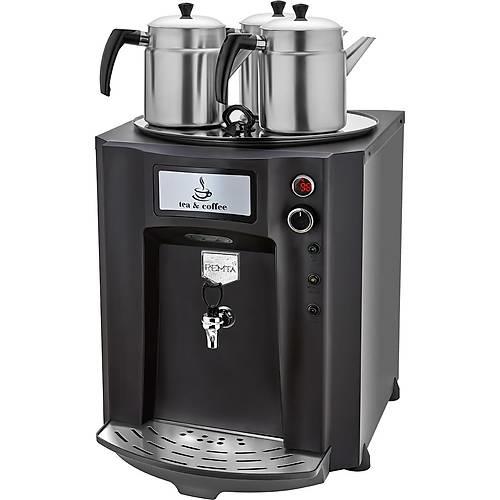 Remta DE10P 3 Demlikli Premium Jumbo 40 lt Çay Ocağı SiyahRemtaRM.DE10P-S