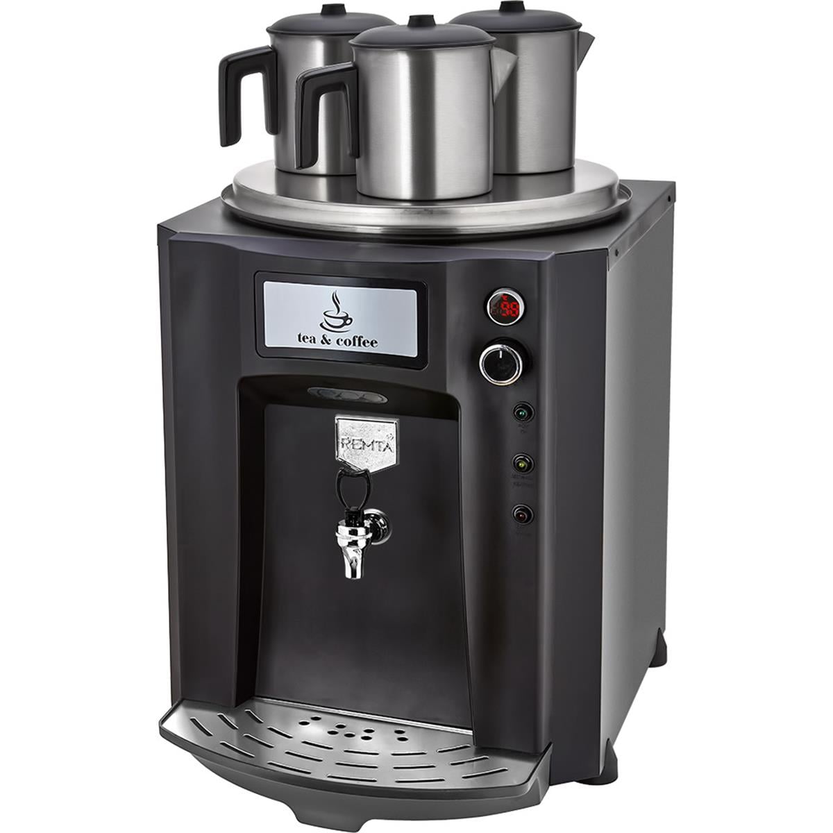 Remta DE10SP 3 Demlikli Premium Şamandıralı 40 lt Çay Ocağı SiyahRemtaRM.DE10SP-S